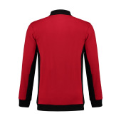 L&S Polosweater Workwear red/bk XXL