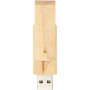 Rotate houten USB - Lichtbruin - 1GB