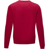 Jasper heren GOTS biologische gerecyclede crewneck sweater - Rood - S