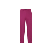 HM 14 Slip-on Trousers Essential , from Sustainable Material , 65% GRS Certified Recycled Polyester / 35% Conventional Cotton - fuchsia - XS