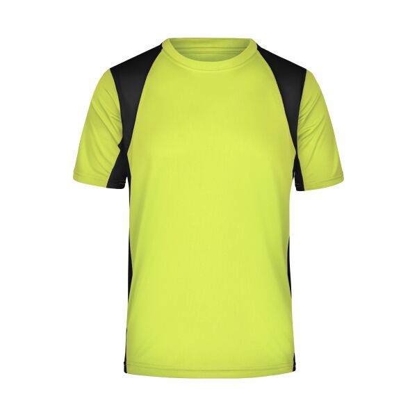 Men's Running-T - fluo-yellow/black - 3XL