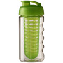 H2O Active® Bop 500 ml sportfles en infuser met flipcapdeksel - Transparant/Lime