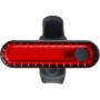 ABS bicycle light Priska red