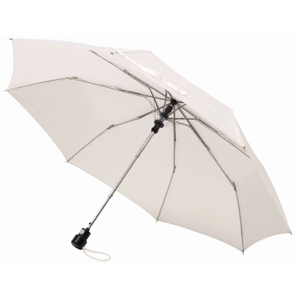 Automatisch te openen opvouwbare paraplu PRIMA wit