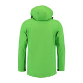 L&S Jacket Hooded Softshell for him lime 3XL