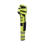Dames High Vis werkbroek 4-weg stretch met gereedschapszakken