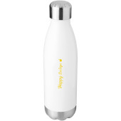 Arsenal 510 ml vacuüm geïsoleerde drinkfles - Wit