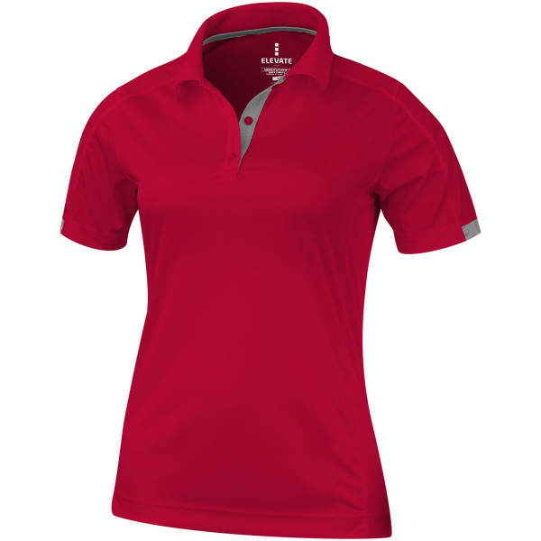 Kiso short sleeve women's cool fit polo - Red - XS