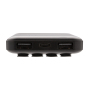 5.000 mAh draadloos opladen zakformaat powerbank, zwart