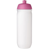 HydroFlex™ 750 ml klämbar sportflaska - Magenta/Vit