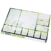 Desk-Mate® gerecycled A2 kladblok - Wit - 25 pages