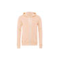Unisex Poly-Cotton Full Zip Hoodie - Peach - 2XL Unisex Poly-Cotton Full Zip Hoodie - Peach - 2XL