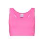 AWDis Ladies Cool Sports Crop Top, Electric Pink, XS, Just Cool