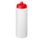 Baseline® Plus 750 ml drinkfles met sportdeksel - Transparant/Rood