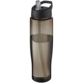 H2O Active® Eco Tempo 700 ml drikkeflaske med låg med hældetud - Ensfarvet sort/Trækul