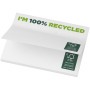 Sticky-Mate® recycled sticky notes 100x75 mm - White - 25 pages