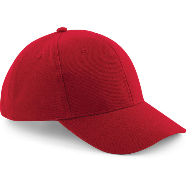 Kappe Pro-Style, gebürstete Baumwolle Classic Red One Size