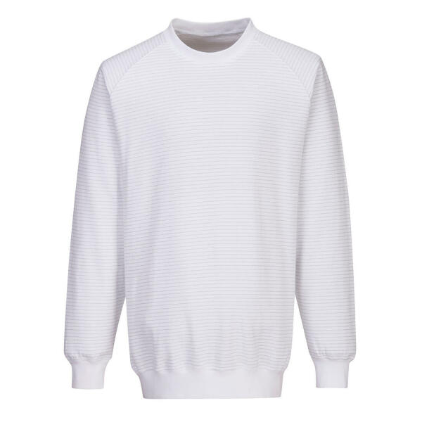 Anti-Static ESD Sweatshirt White