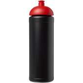 Baseline® Plus 750 ml drikkeflaske med håndtag og kuppelformet låg - Ensfarvet sort/Rød
