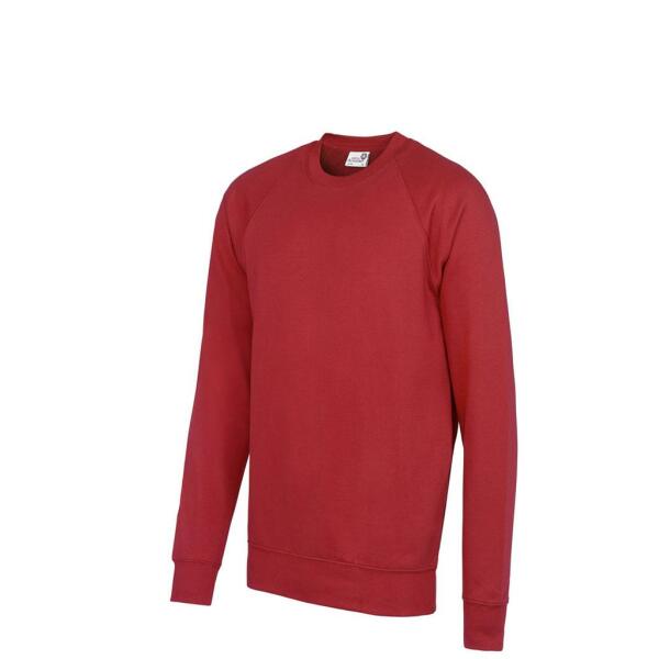 Senior Raglan Sweatshirt, Red, L, AWDis Academy