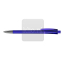 Qube transparant Mn - donkerblauw