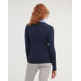 Ladies’ V-Neck Knitted Pullover - Black - 2XS