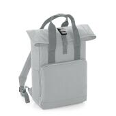 BagBase Twin Handle Roll-Top Backpack, Light Grey, ONE, Bagbase