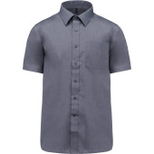 Ace - Heren overhemd korte mouwen Urban Grey 3XL
