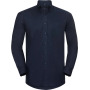 Mens' Long Sleeve Easy Care Oxford Shirt Bright Navy 6XL