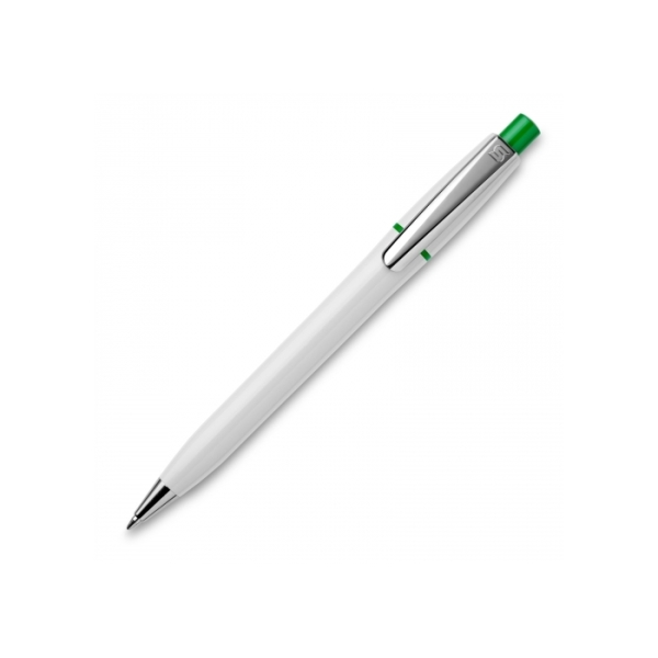 Ball pen Semyr Chrome hardcolour - White / Green