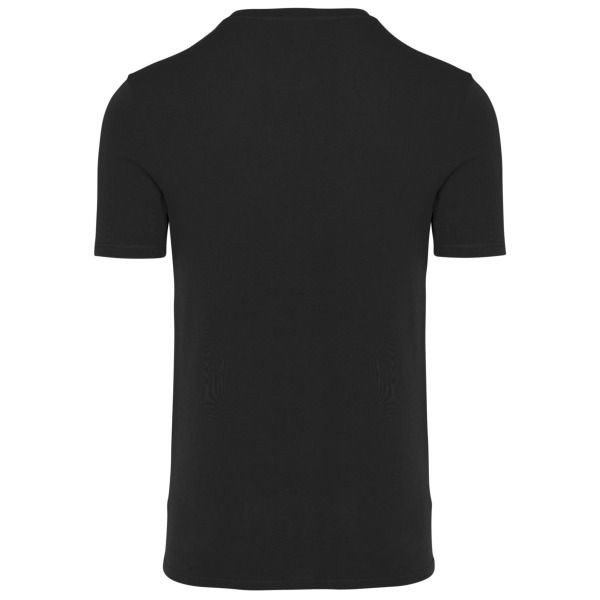 T-shirt ronde hals met korte mouwen uniseks Black 4XL