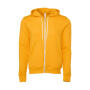 Unisex Poly-Cotton Full Zip Hoodie - Gold - XS Unisex Poly-Cotton Full Zip Hoodie - Gold - XS