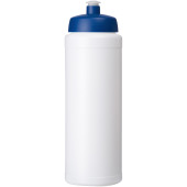 Baseline® Plus grip 750 ml sportflaska med sportlock - Vit/Blå