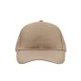 MB6118 Brushed 6 Panel Cap - beige - one size