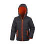 Junior/Youth Soft Padded Jacket - Black/Orange - L (9-10)