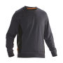 5402 Roundneck sweatshirt do.grijs/zwa 3xl