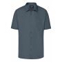 Men's Business Shirt Short-Sleeved - carbon - S