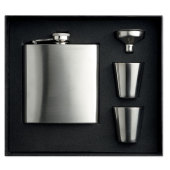 SLIMMY FLASK SET - Heupfles met bekertjes