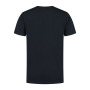 L&S T-shirt crewneck fine cotton elasthan dark navy 3XL