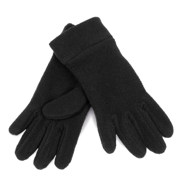Handschoenen van fleece voor kind Black 6/9 jaar