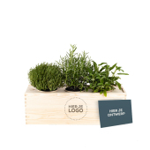 Gegraveerd logo + eigen kaartje