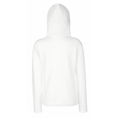 Ladies Classic Hooded Sweat - White - XS
