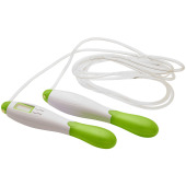 Frazier springtouw met een lcd-display met een teller - Lime/Wit