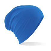 Hemsedal Cotton Slouch Beanie - Sapphire Blue - One Size