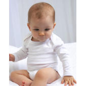 Baby long Sleeve Bodysuit - Organic Natural - 0-3