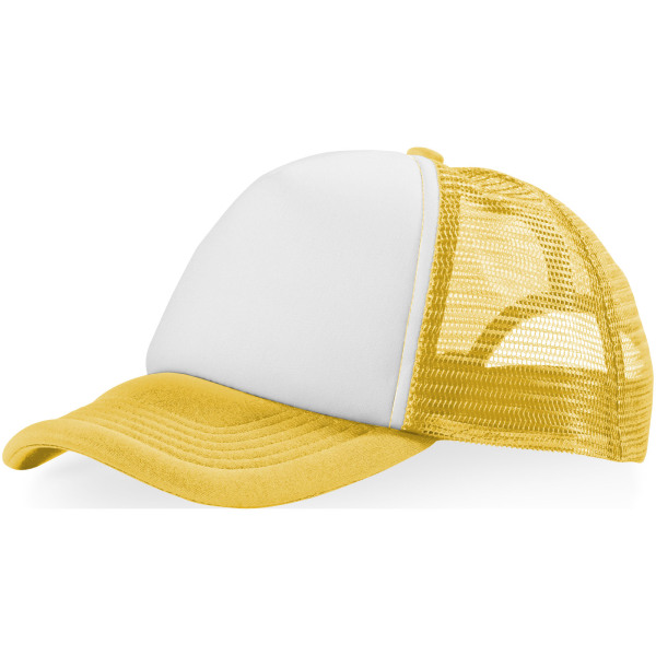 Trucker 5 panel cap - Yellow/White