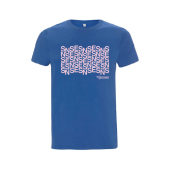T-shirt ESNS - logo wide - Royal blue - Unisex - S