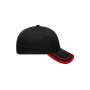 MB6501 6 Panel Piping Cap - black/red - one size