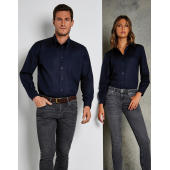 Classic Fit Workwear Oxford Shirt - French Navy