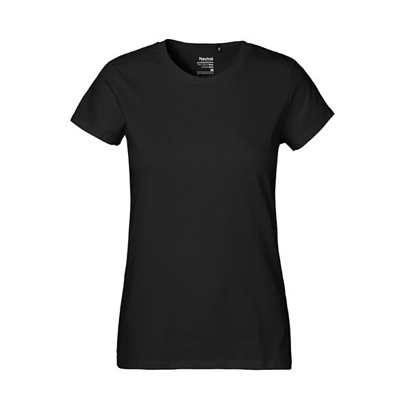 Neutral ladies classic t-shirt-Black-XS